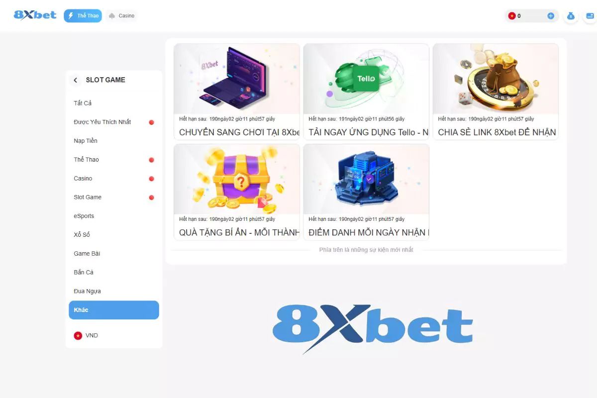 8xbet - 8xbet Khuyến mãi hấp dẫn đem lại phần thưởng khủng