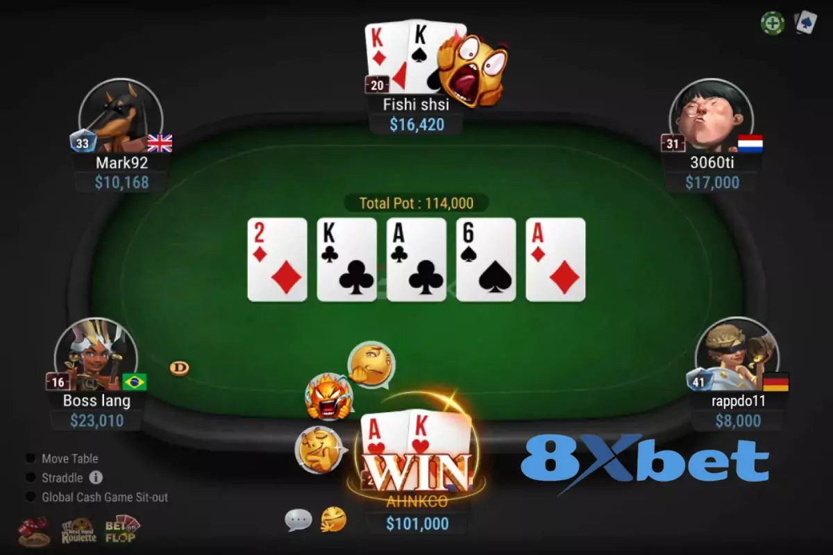 Poker 8xbet - 8xbet Poker 8xbet - Chơi cực vui, thắng cực khủng